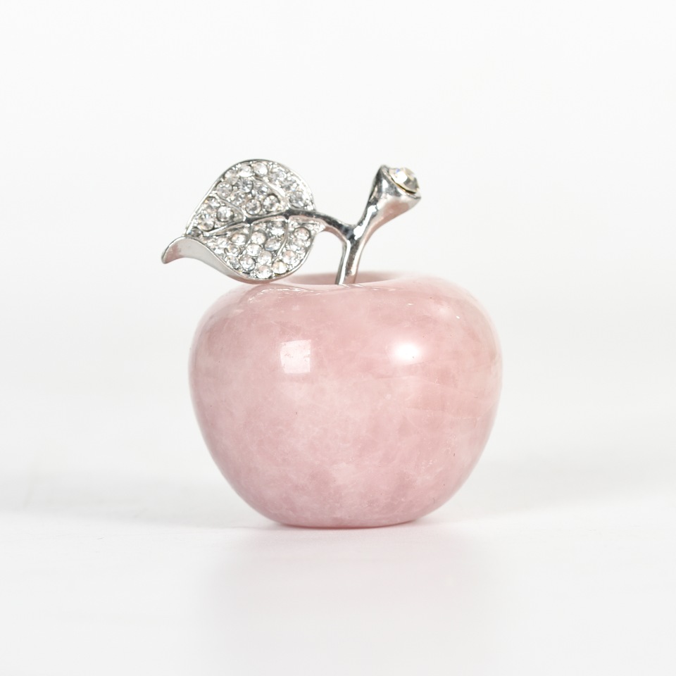 Healing Crystal,Lucky Crystal,Get Rich,Relieve Stress And Relax,Crystal Apple Carvings